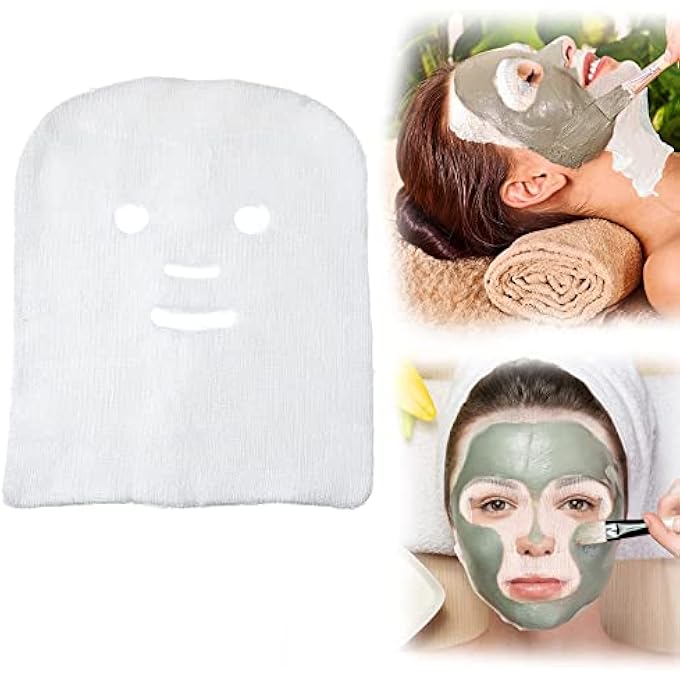 KASTWAVE FACIAL GAUZE, 200 PCS FACIAL PACKS FOR WOMEN PRE-CUT GAUZE MASK SKIN FIBER PAPER HIGH FREQUENCY GAUZE FACE MASKS NATURAL SPA FACIAL PAPER SHEET SKIN CARE MASK FOR BEAUTY SALONS HOME FACIAL SPA DIY - Image 1